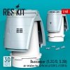 RESKIT RSU48-0249 Buccaneer (S.2C/D, S.2B) air intakes for Airfix kit (A12012, A12014) (3D Printed) (1/48)